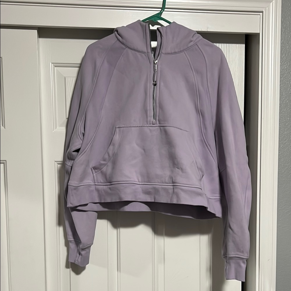 Lavender Lululemon scuba hoodie